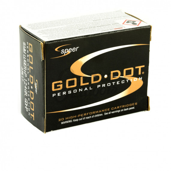 Speer Gold Dot Ammo 9mm 124 Gr Hp 20 Round Box 23617 Omaha Outdoors 0772