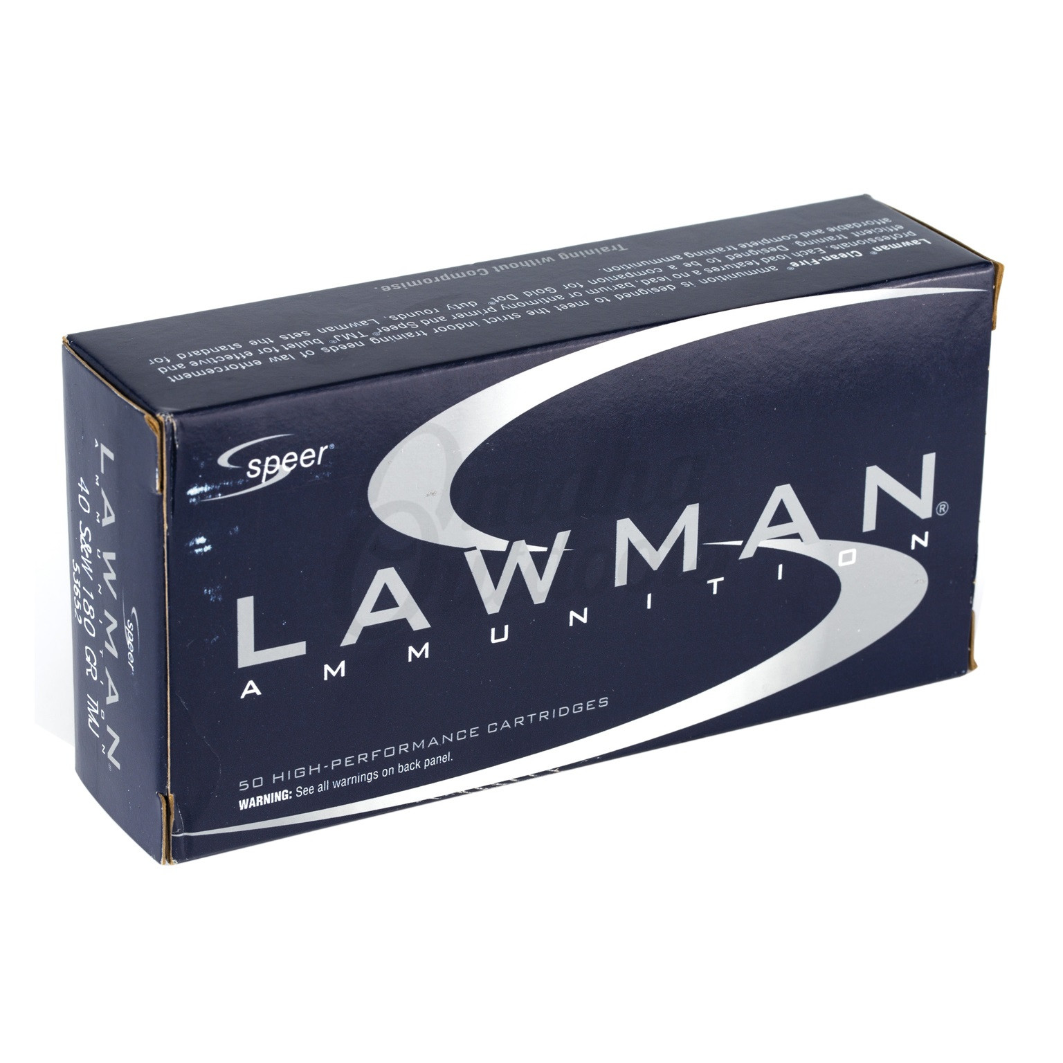 er Lawman .40 S&W 180 Gr Total Metal Jacket (TMJ) Ammo