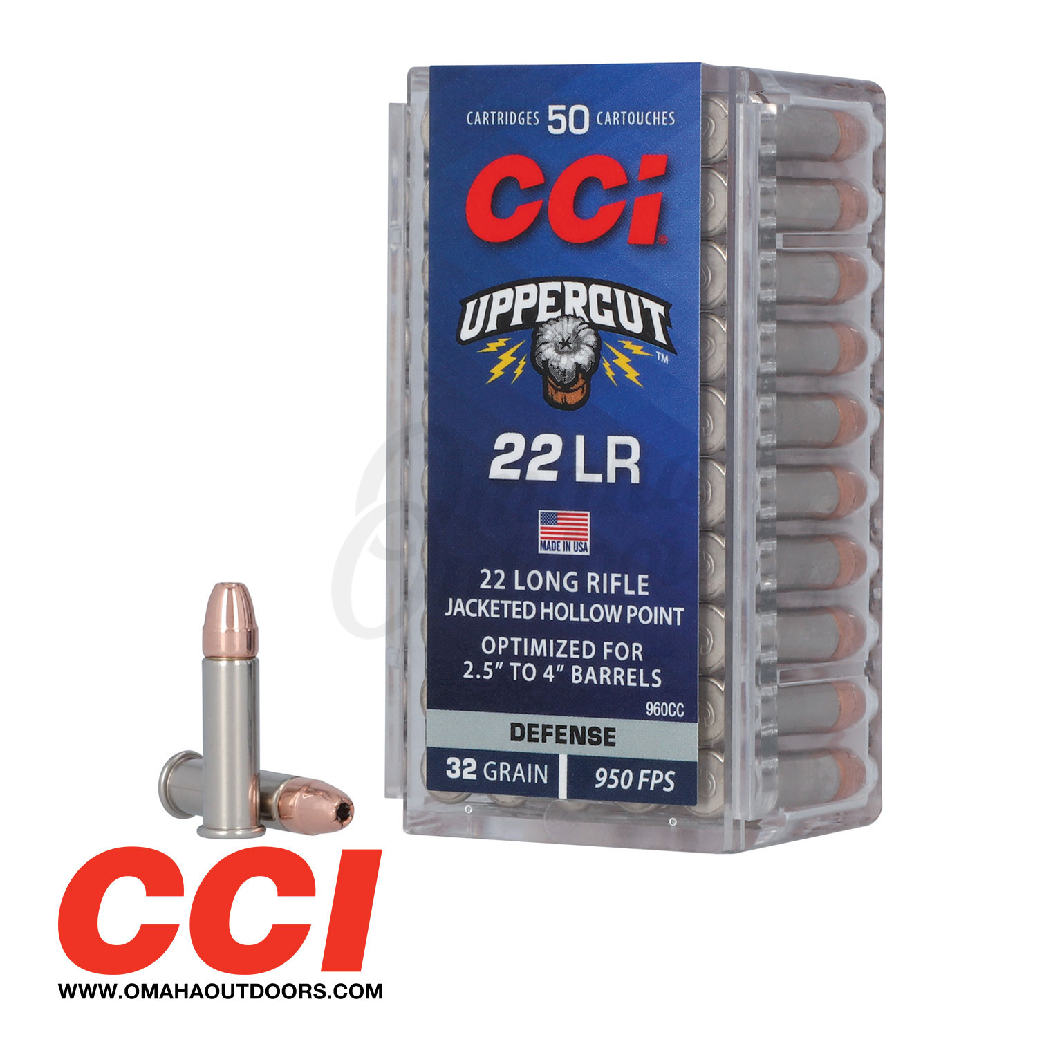 CCI Uppercut 22LR 50 Rounds - Omaha Outdoors