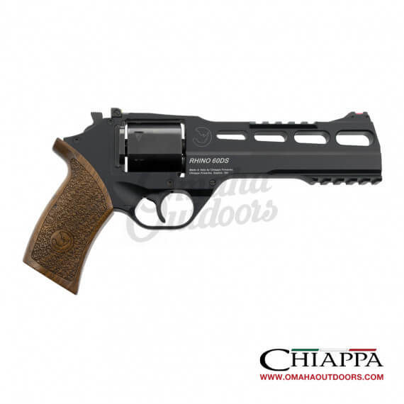 Chiappa Rhino 60DS 9mm Wood Grips - Omaha Outdoors