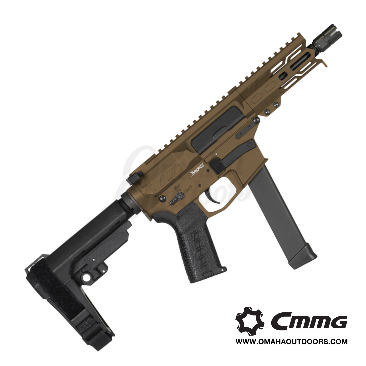 CMMG Banshee MkGs 9mm Pistol Midnight Bronze - Omaha Outdoors