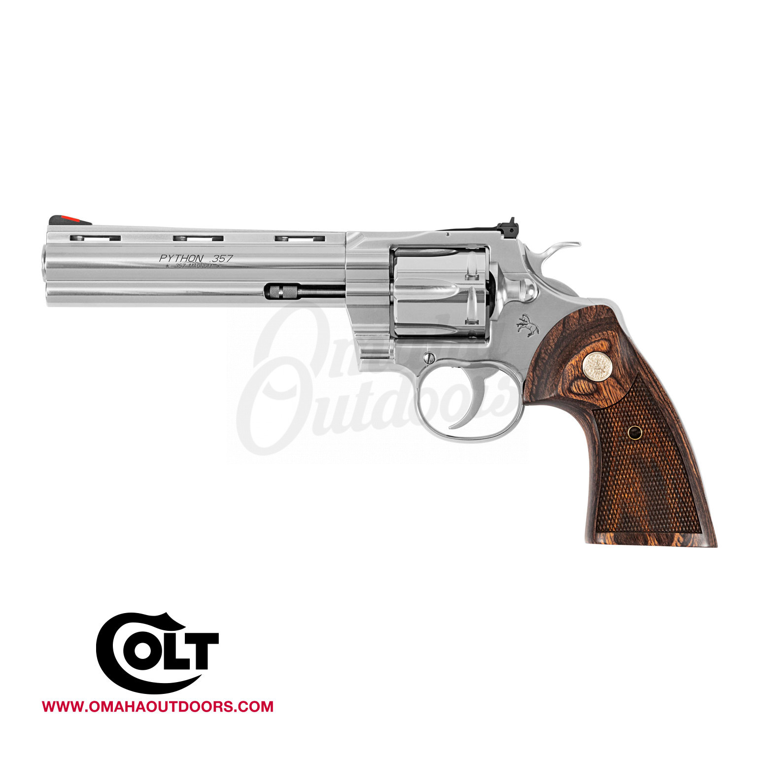 Colt Python 6 RD 357 Magnum Stainless 6" Revolver - In Stock