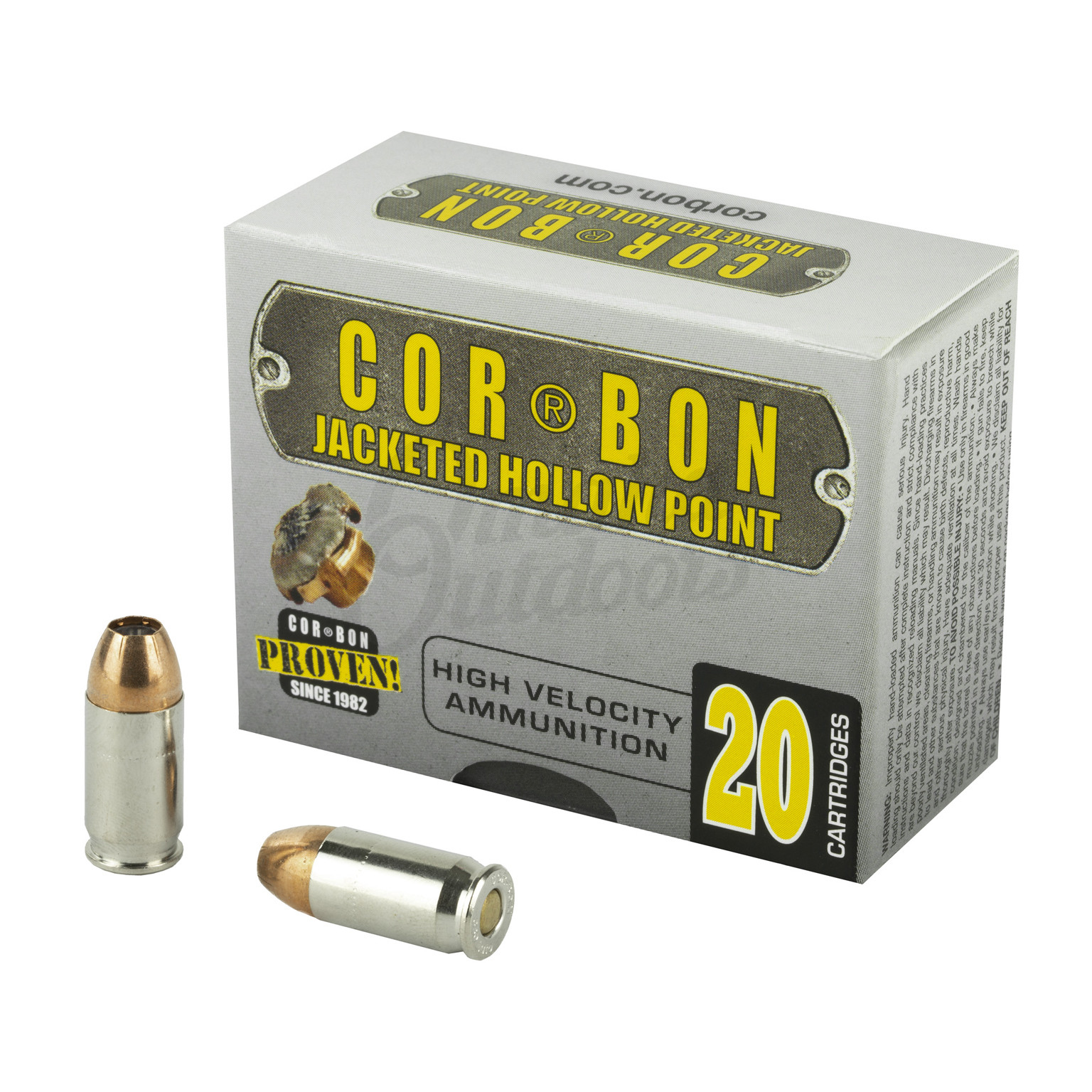 Notify Me - CorBon Self Defense 380 ACP 90 Grain Jacketed Hollow Point ...