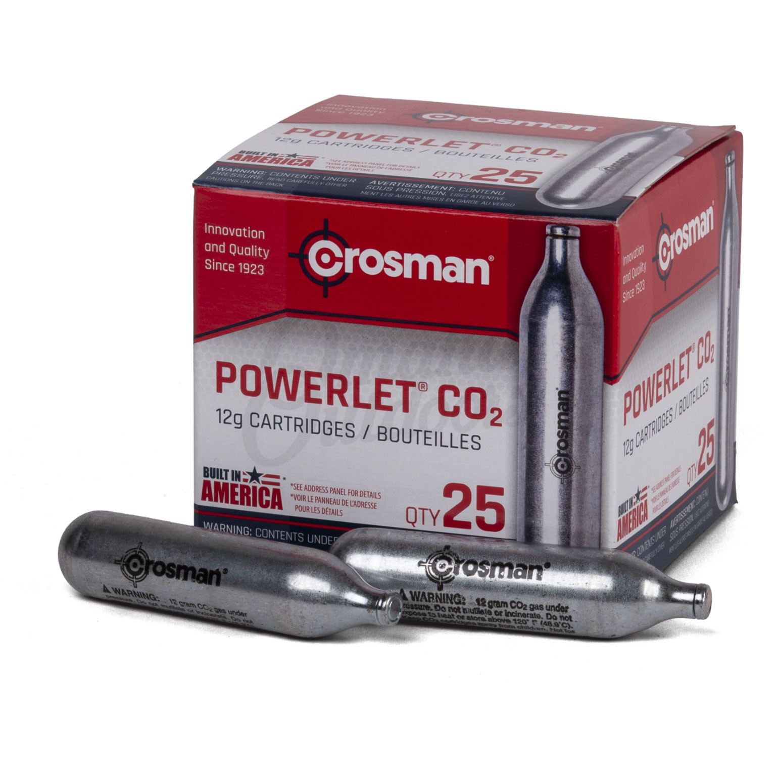 5 Pack for sale online 12g Crosman Powerlet Co2 Cartridge 