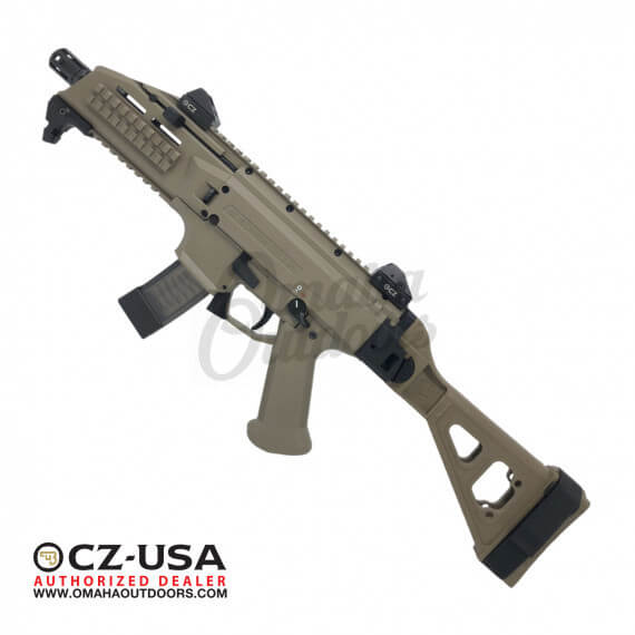 CZ Scorpion EVO 3 S1 FDE Pistol 20 RD 9mm SB Tactical Brace - Omaha ...