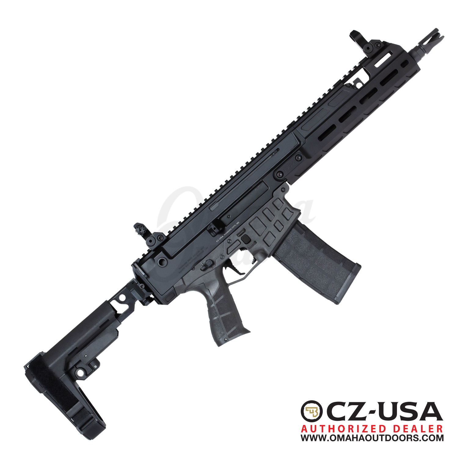 CZ Bren 2 Ms 5.56 11 Inch Pistol HB Industries Handguard / Trigger ...