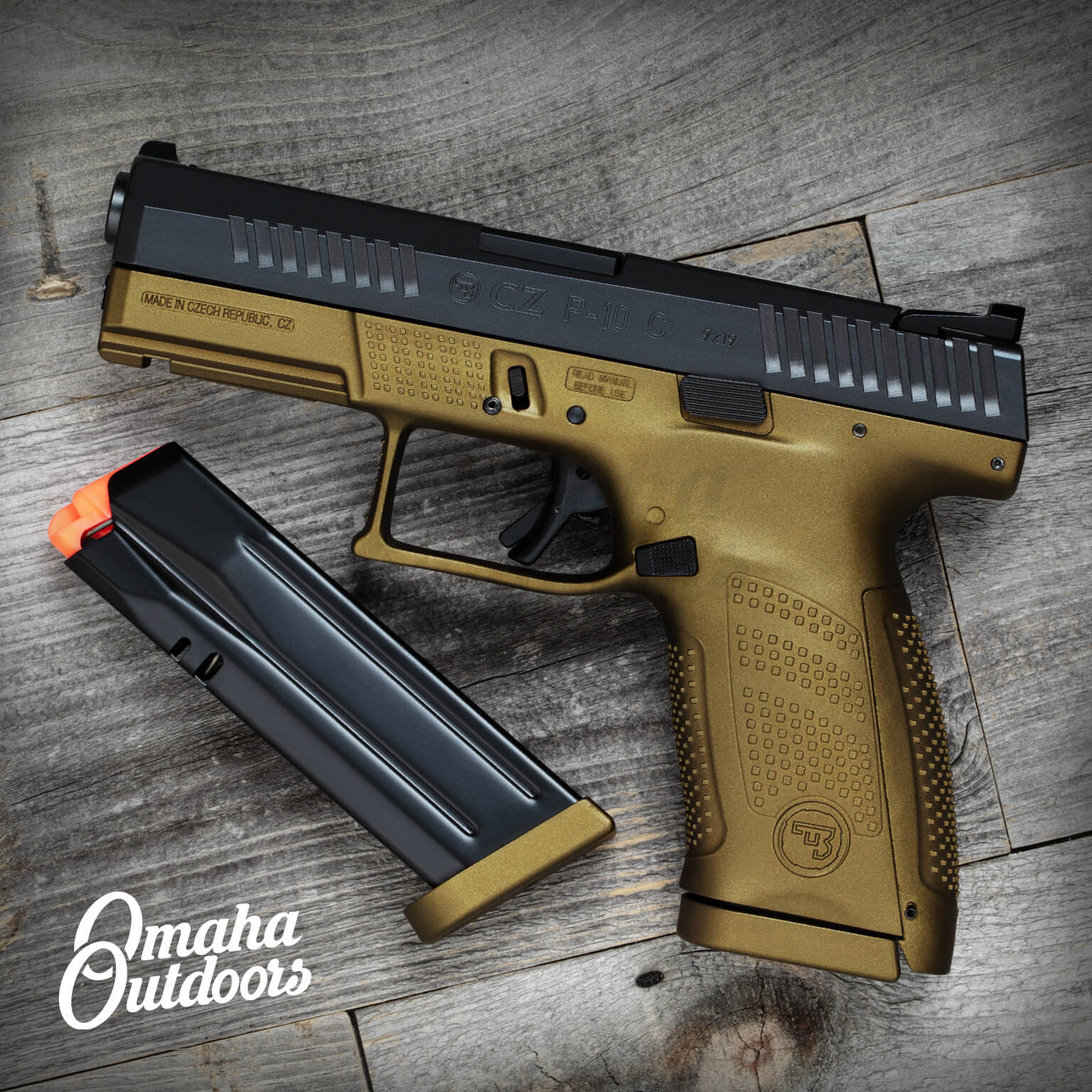 CZ P10C Burnt Bronze Pistol 15 Round - In Stock