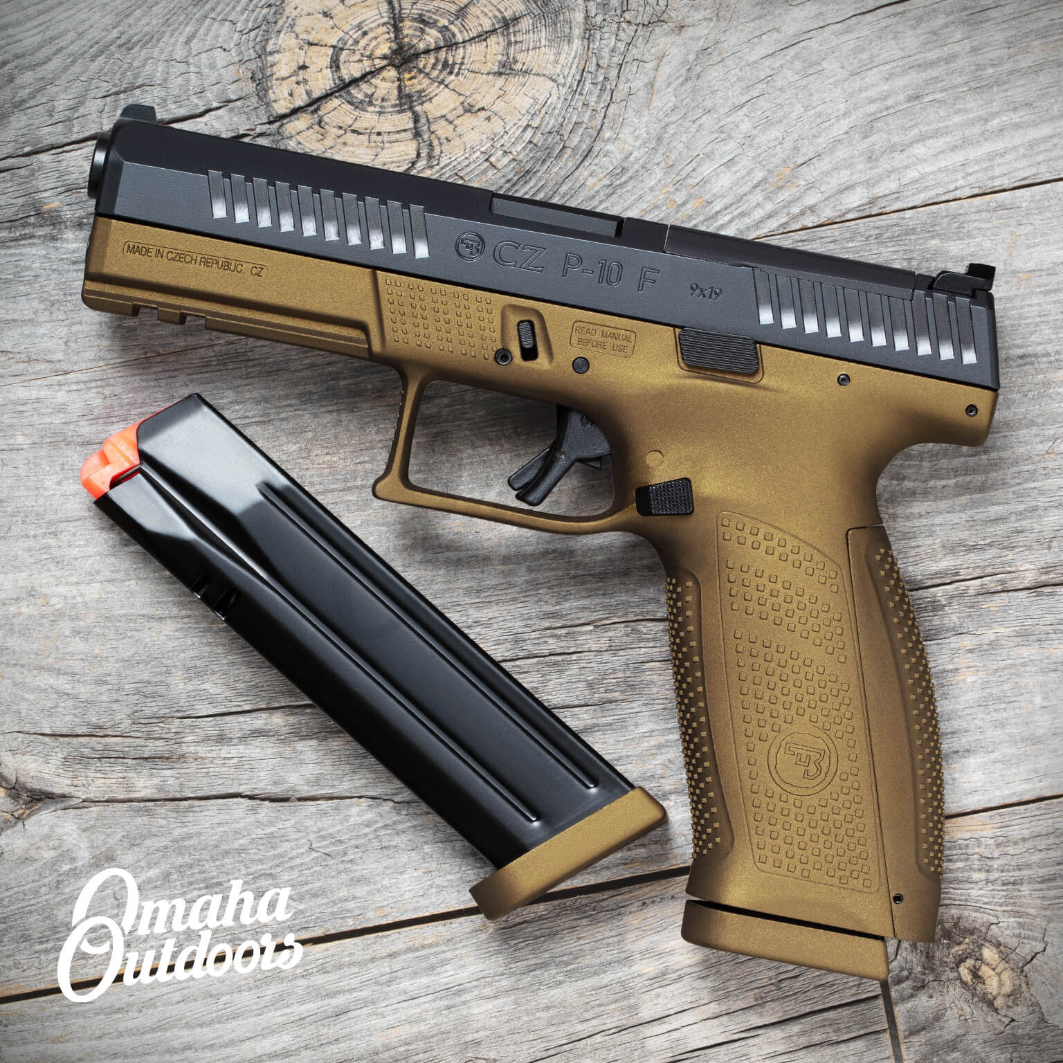 CZ P10F Optics Ready Burnt Bronze