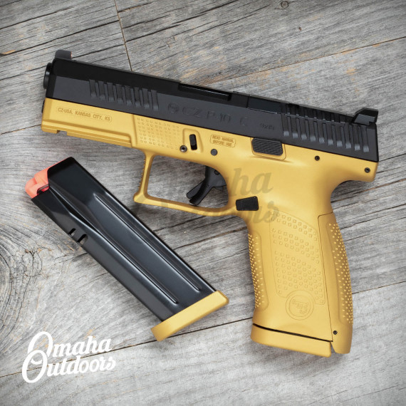 CZ P10C Optics Ready Gold Night Sights - Omaha Outdoors