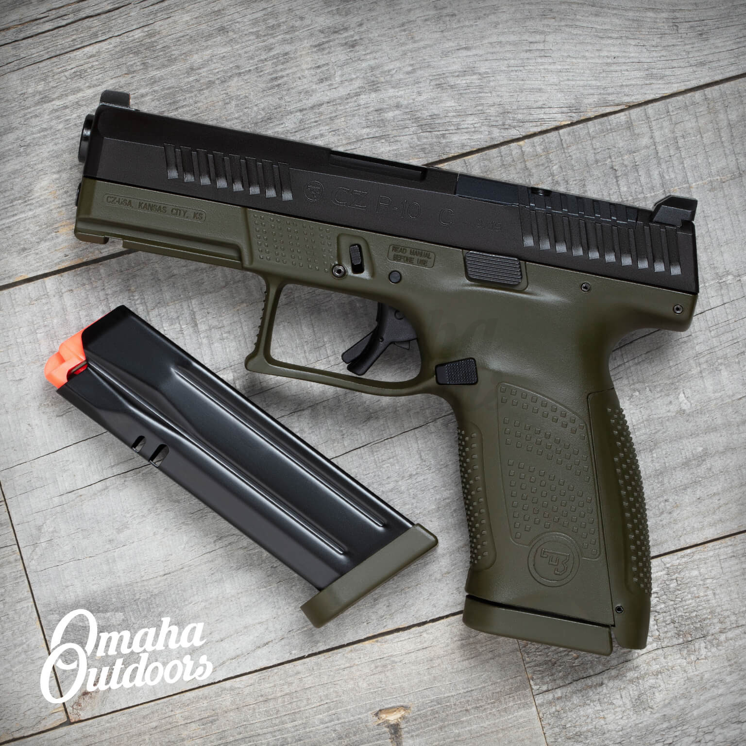 CZ P10C Optics Ready OD Green - Omaha Outdoors