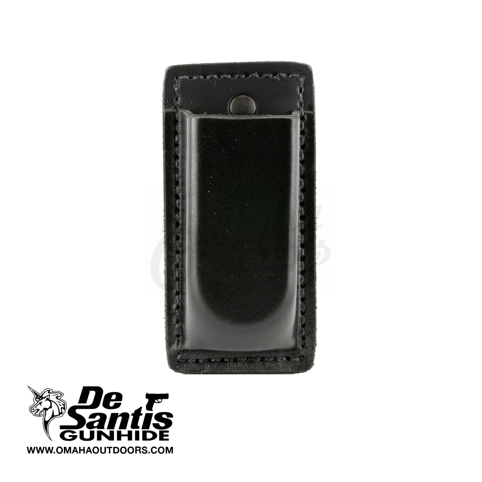 DeSantis Secure Single Magazine Pouch Black Leather RH for Glock 17 A47BJJJZ0 