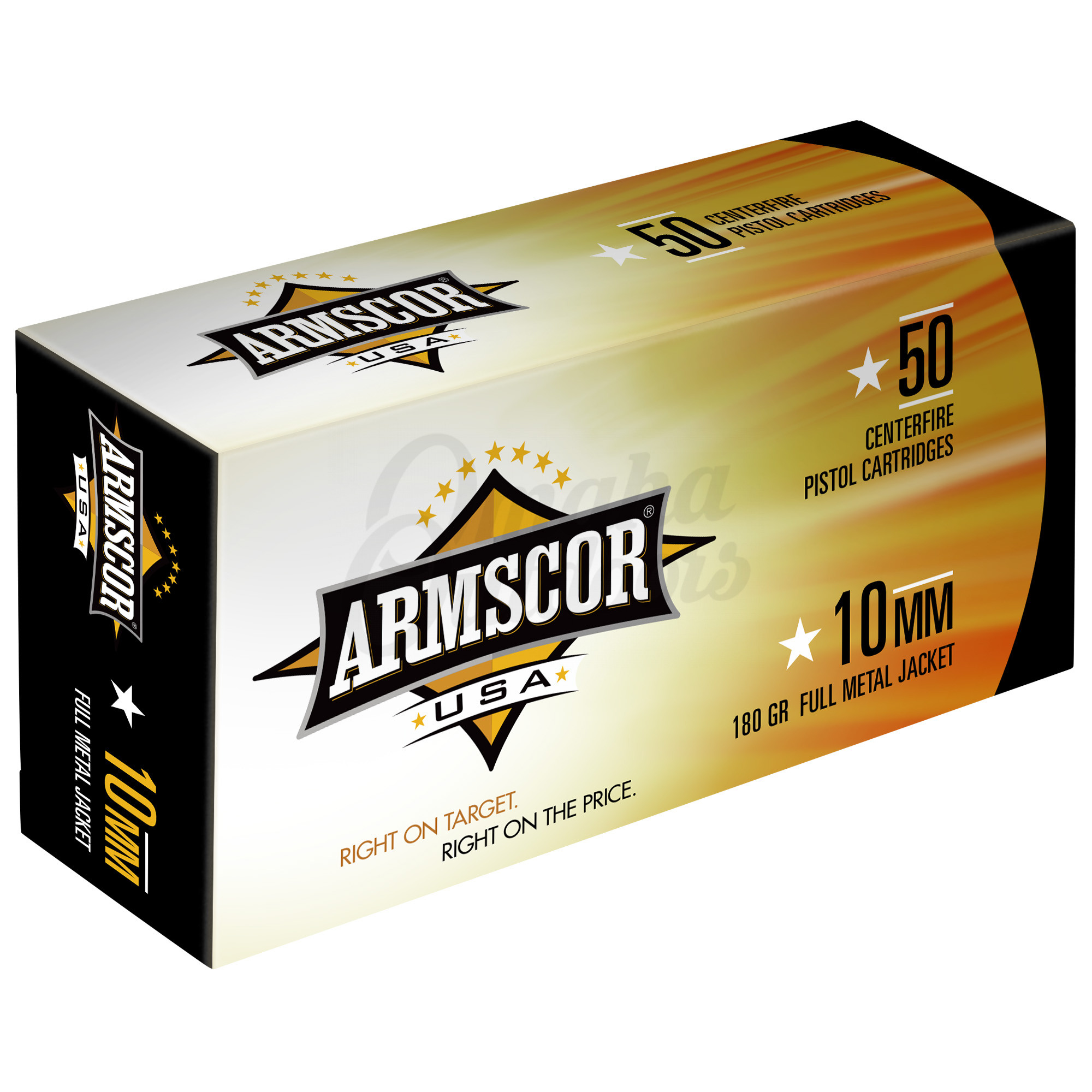 Armscor 10mm 180gr Fmj 50 Rounds Omaha Outdoors 1239