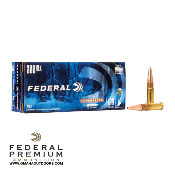 Federal Power Shok Copper 300 Blackout