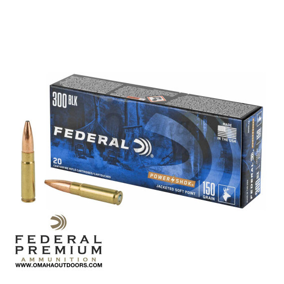 Federal Power Shok 300 Blackout 150 Grain - Omaha Outdoors