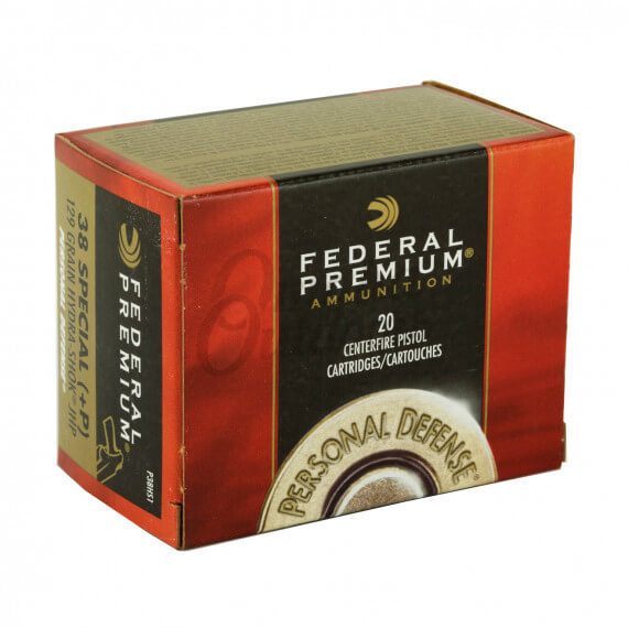 Federal Personal Defense 38 Special +P 129gr Hydra-Shok 20 Rounds ...