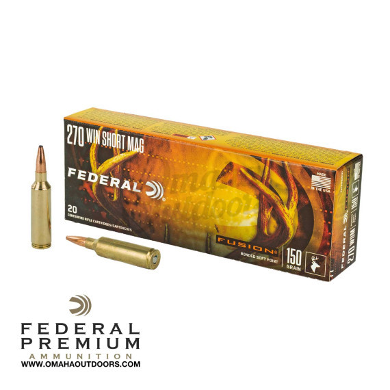 Federal Fusion 270 WSM 150 Grain 20 Rounds - Omaha Outdoors