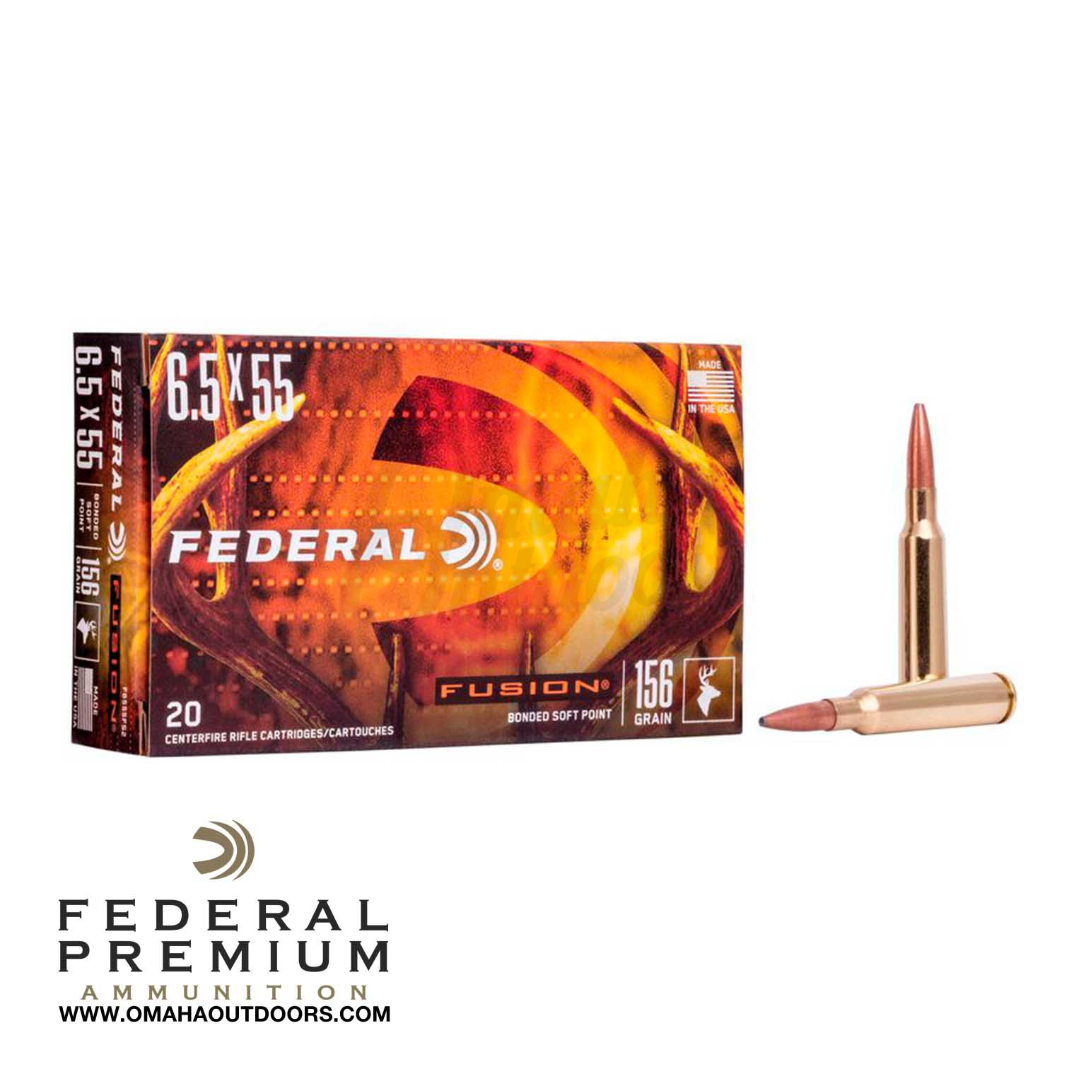 Federal fusion 6 5x55 swedish 156 grain