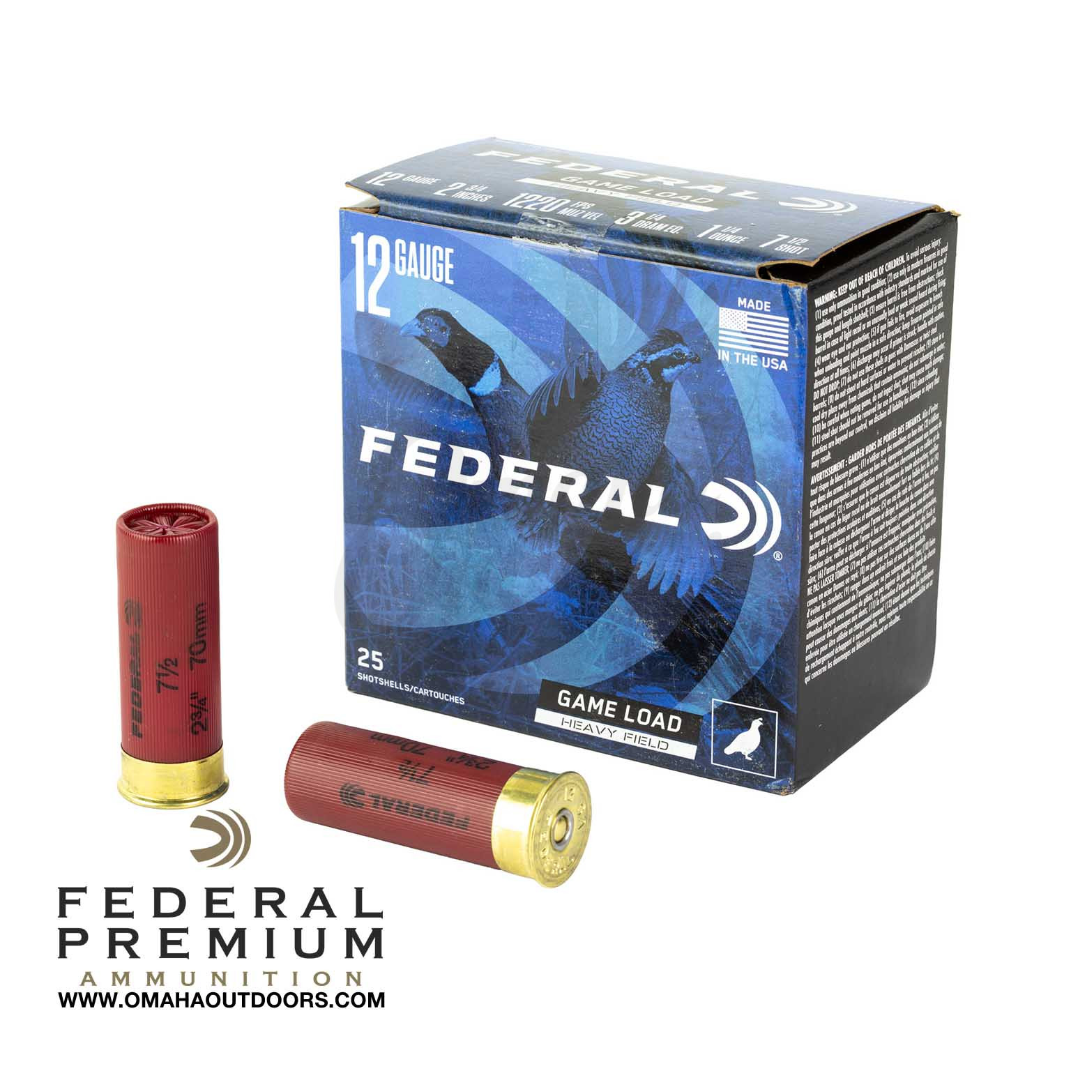 federal game load 12 gauge 5 shot