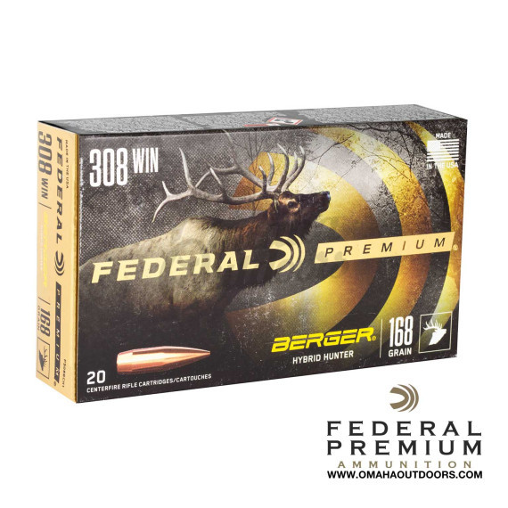 Federal Berger Hybrid Hunter 308 - Omaha Outdoors