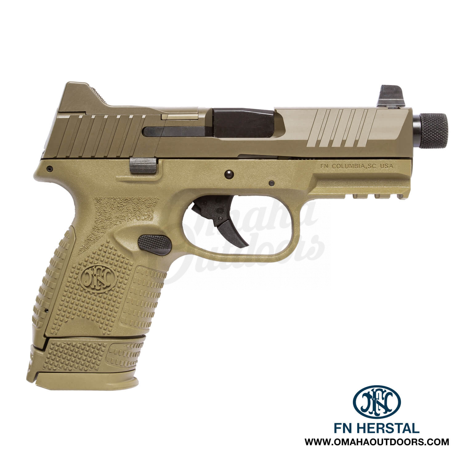 FN 509 Compact Tactical 9mm Handgun FDE - Omaha Outdoors