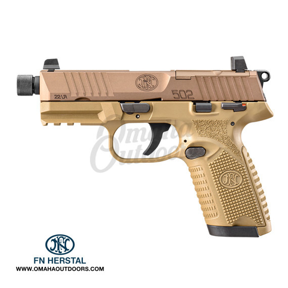 FN 502 Tactical FDE 10 Round - Omaha Outdoors