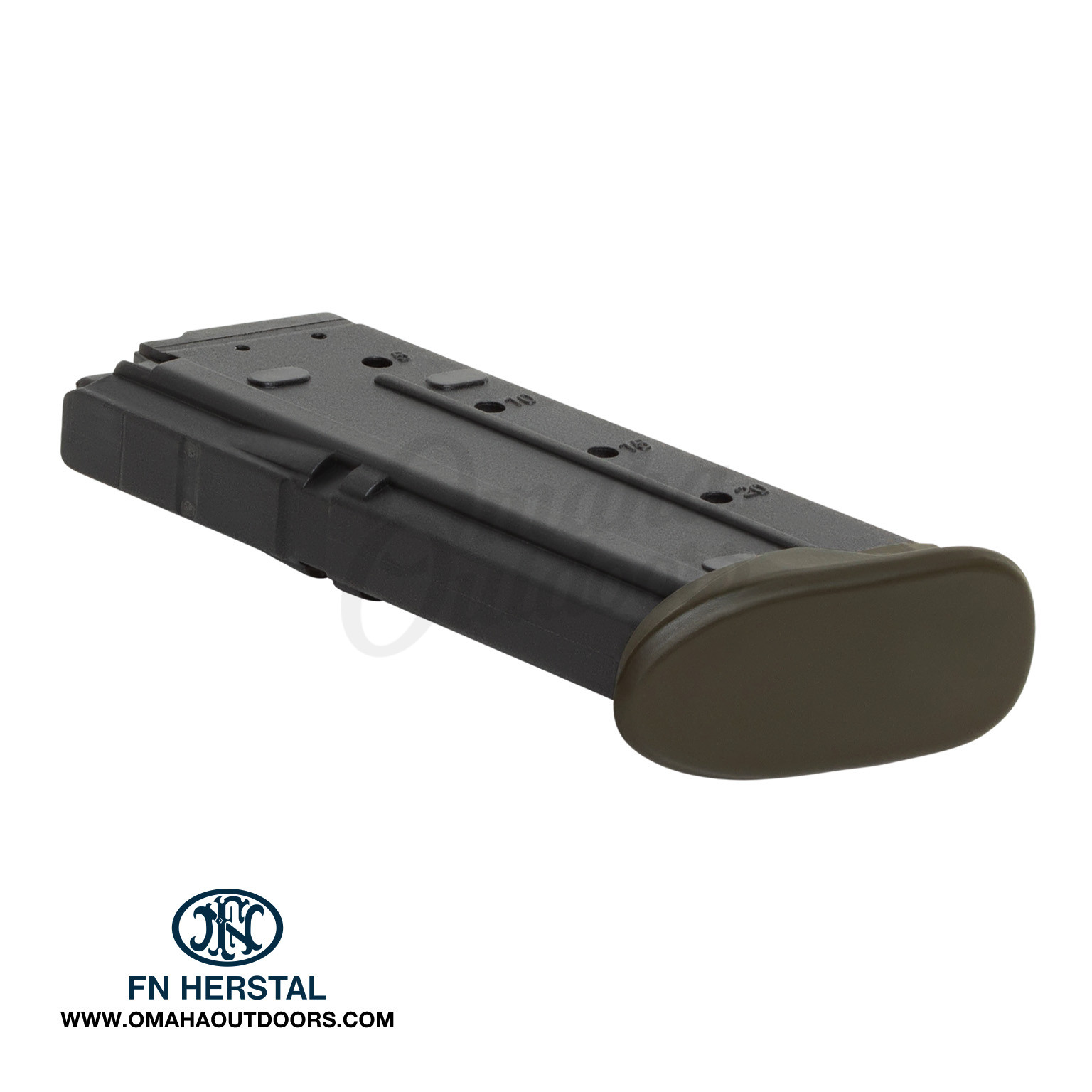 Fn Five Seven Mrd 20 Round Magazine Od Green Base Pad Omaha Outdoors