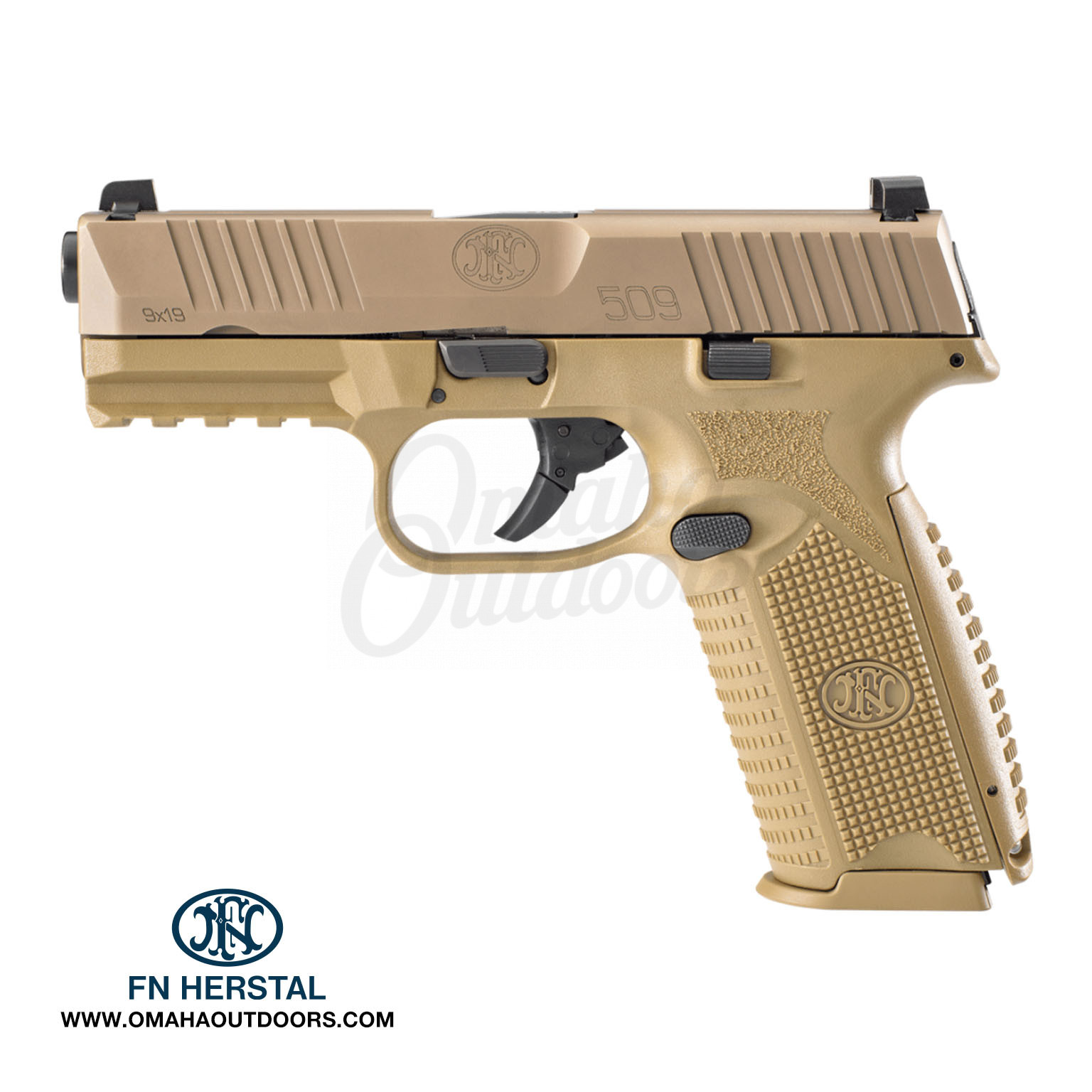 FN 509 9mm 4in 17+1 FDE Pistol - Omaha Outdoors