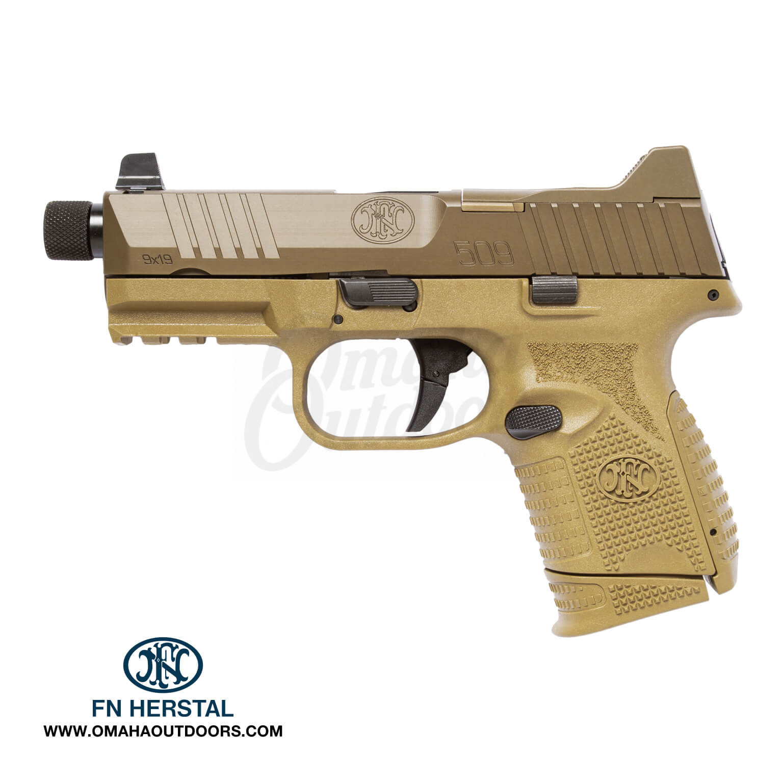 FN 509 Compact Tactical FDE 10 Round - Omaha Outdoors