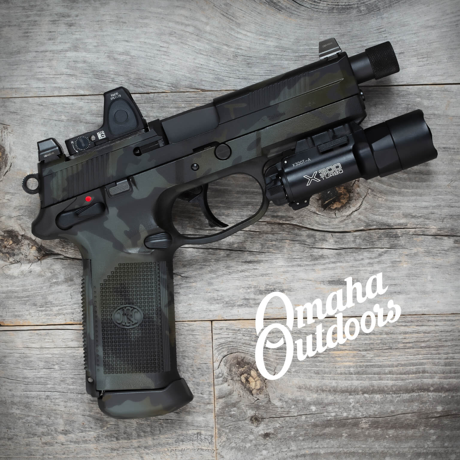 FNX 45 Tactical Black MultiCam RM06 X300 A Turbo