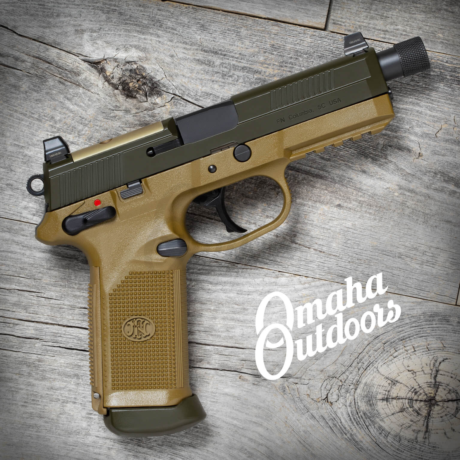 FNX 45 Tactical FDE / OD Green - Omaha Outdoors