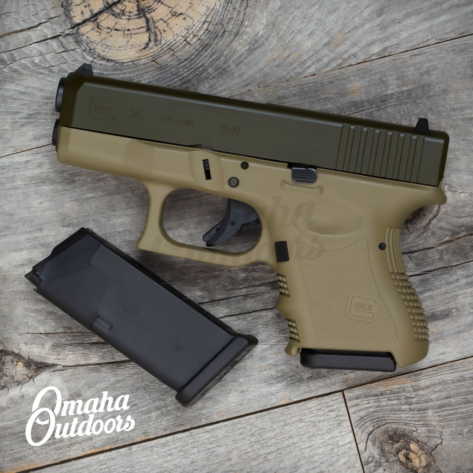 Glock 19 Gen 5 MOS OD Green - Omaha Outdoors