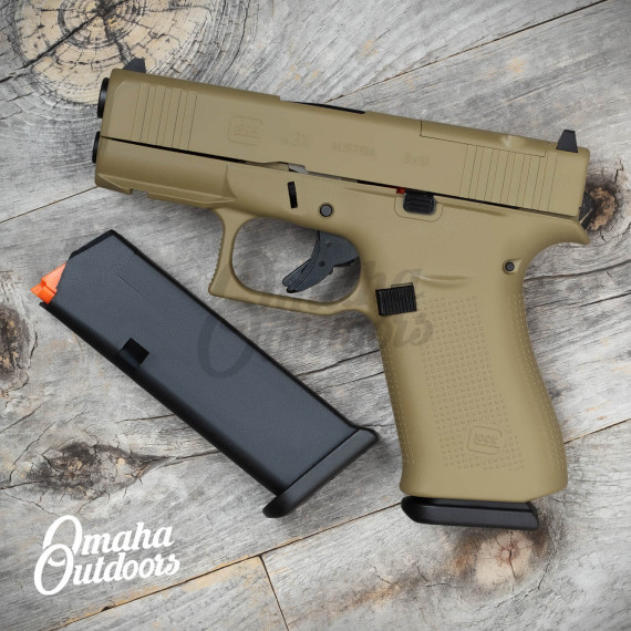 Glock 43X MOS Full FDE - Omaha Outdoors