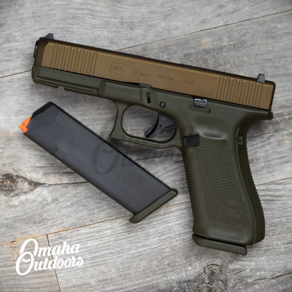 Glock 17 Gen 5 OD Green / Spartan Bronze - Omaha Outdoors