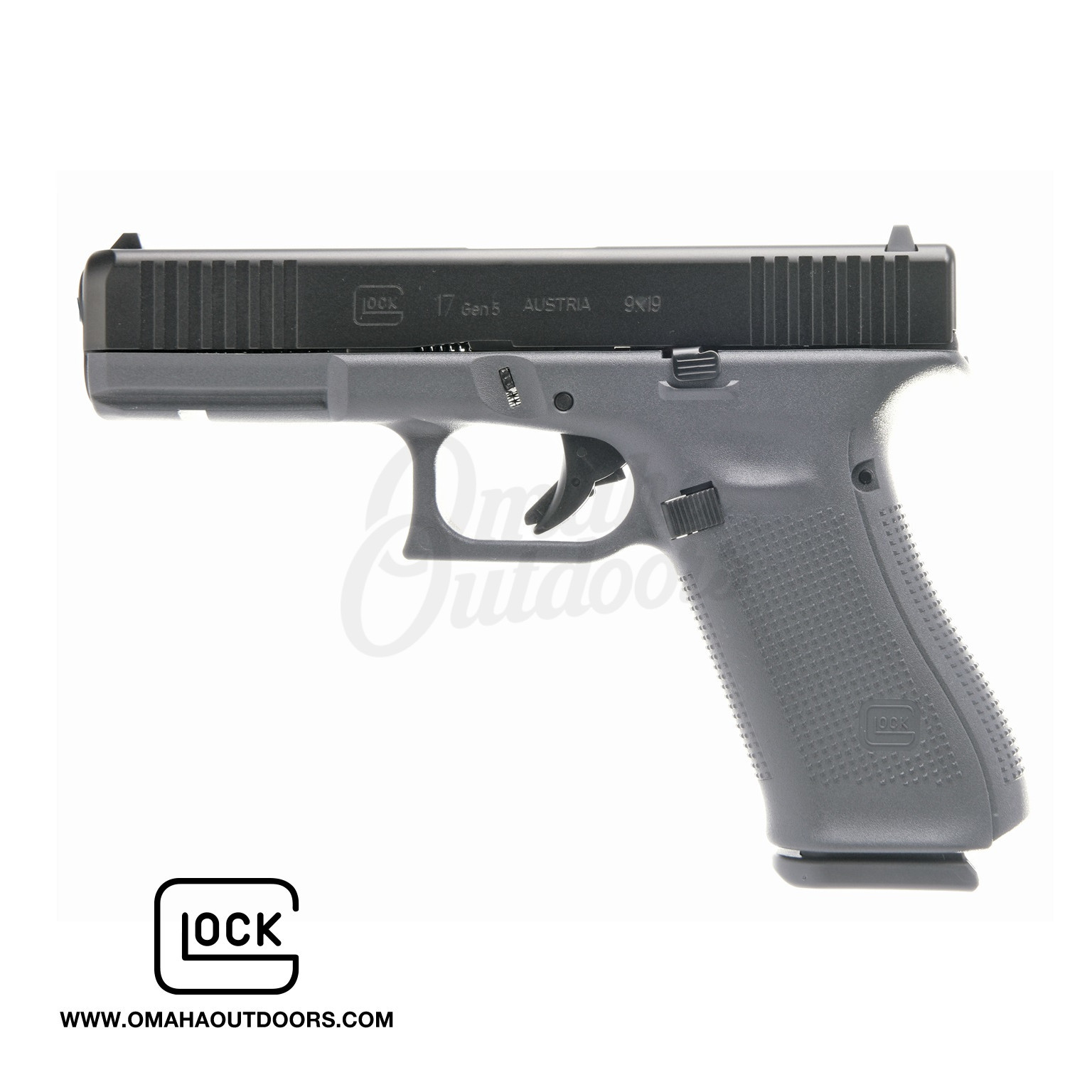 Glock 17 Gen 5 Disruptive Grey 10 Round - Omaha Outdoors