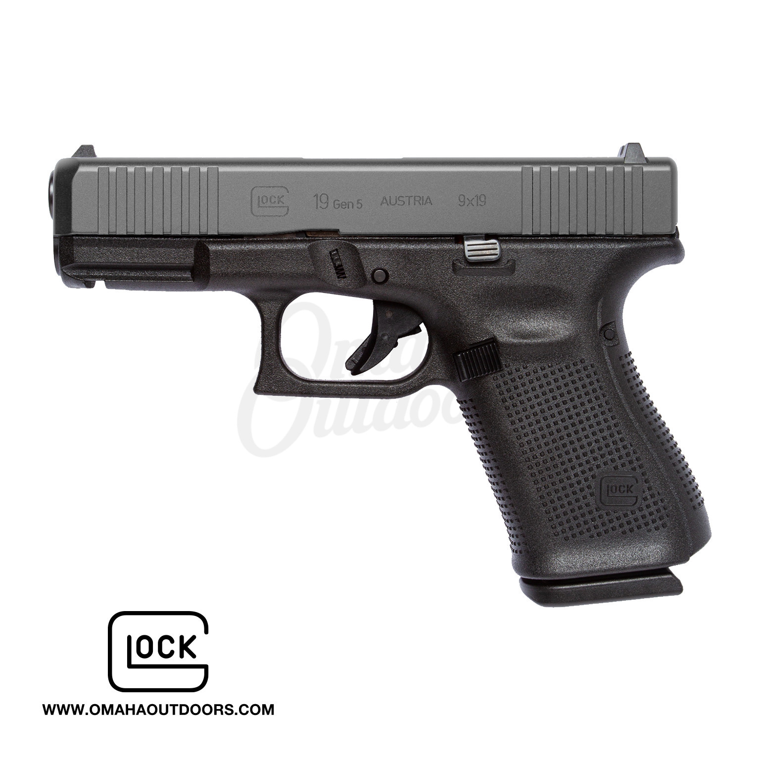 Glock 19 Gen 5 Disruptive Grey - Omaha Outdoors