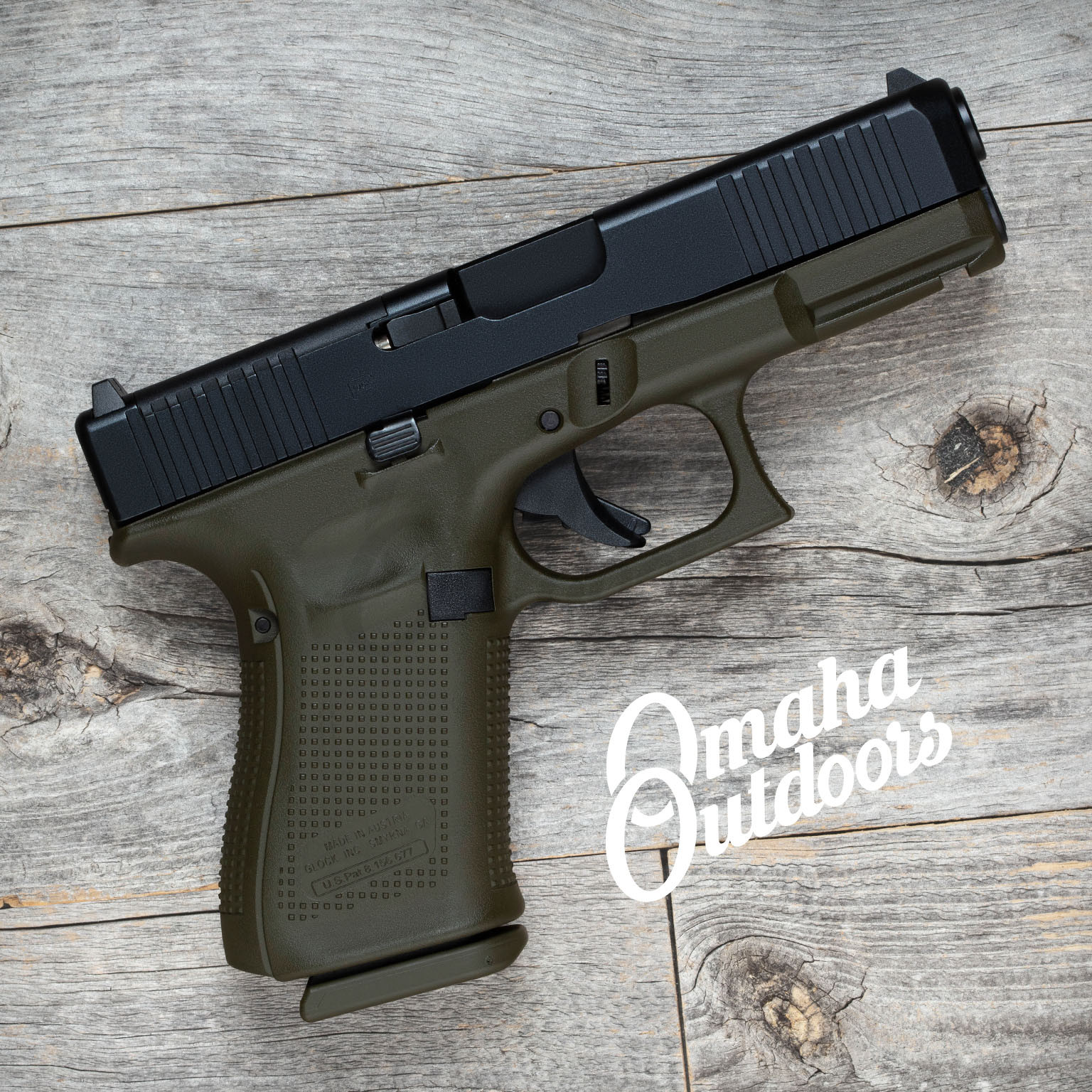 Glock 19 Gen 5 MOS OD Green - Omaha Outdoors