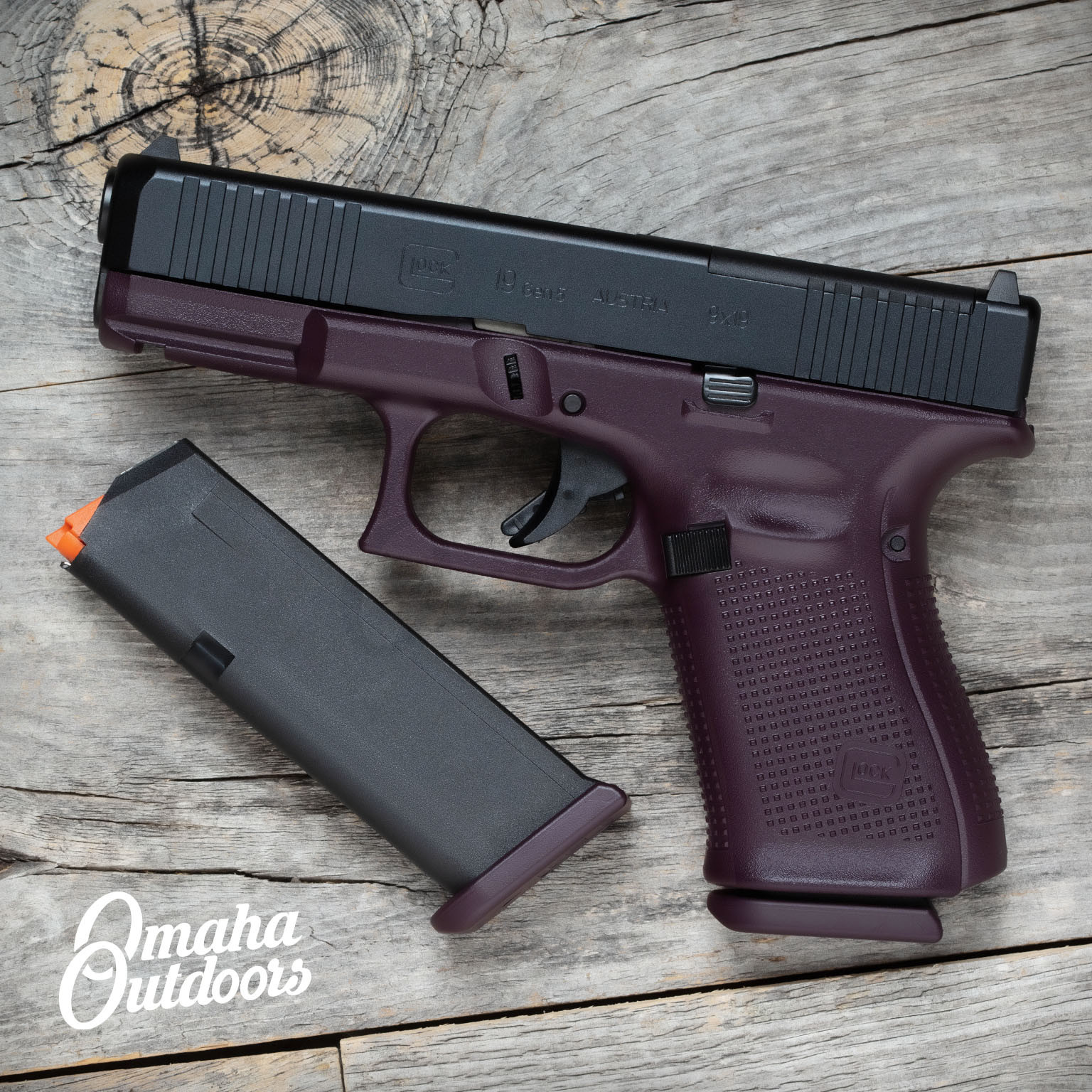 Glock G19 Gen5 MOS Pistol 9mm Matte 4