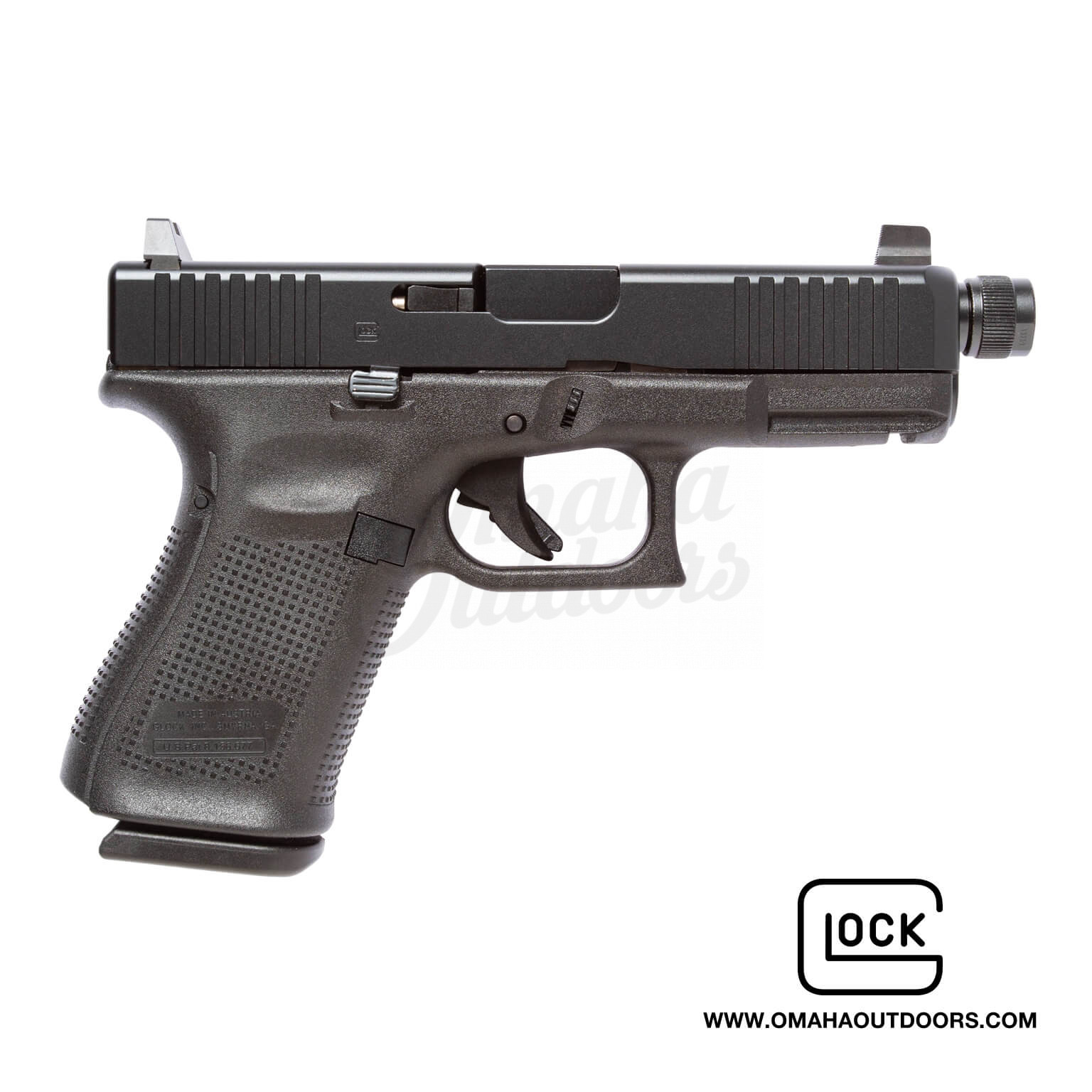 Glock 19 Gen 5 Front Serrations 15 RD 9mm Pistol With Threaded Barrel