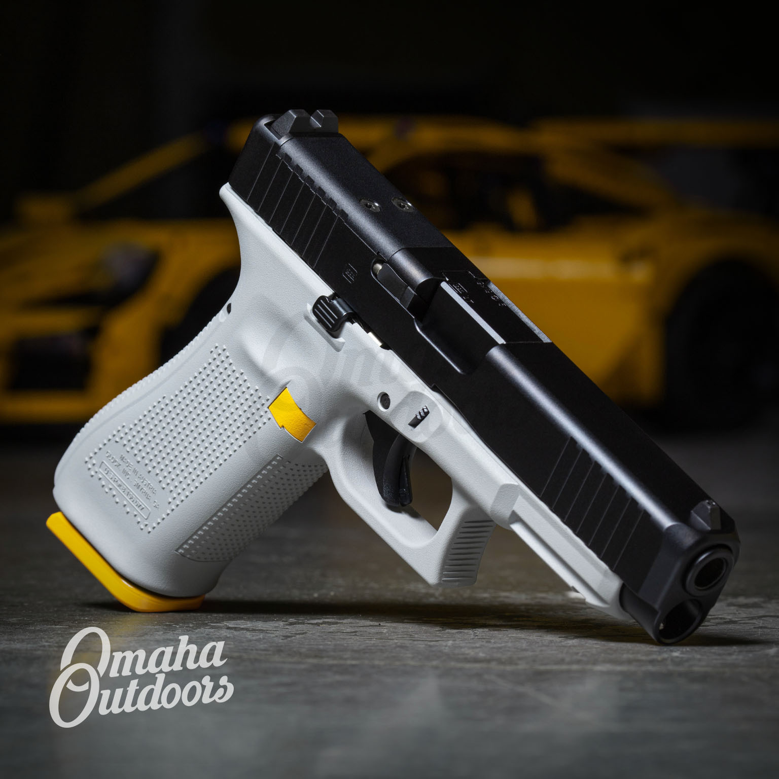 Glock 47 Chalk Grey / Speed Yellow Accents - Omaha Outdoors