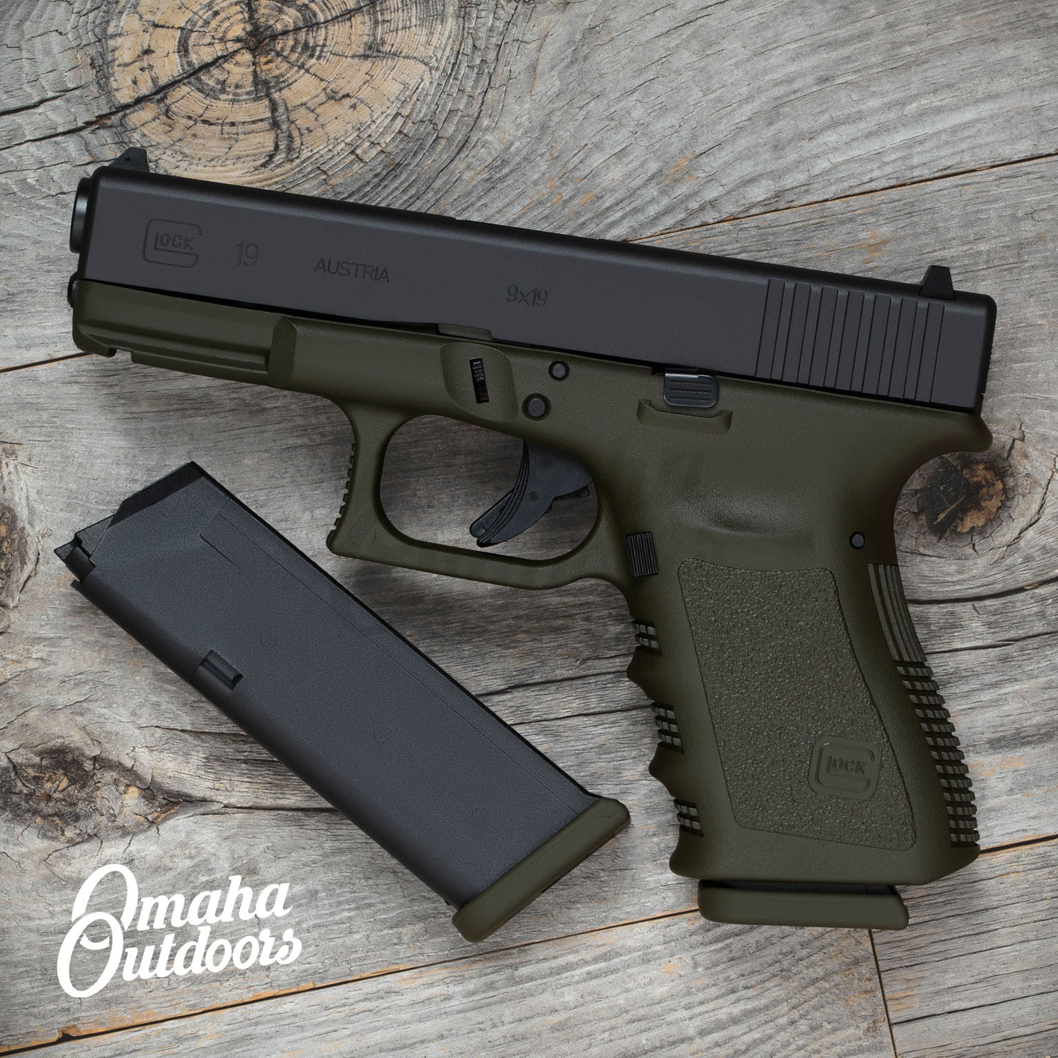 Glock 19 Gen 3 Od Green Omaha Outdoors 7429