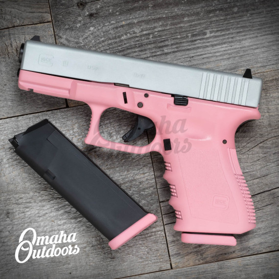 Glock 19 Gen 3 Victoria Pink / Satin Aluminum - Omaha Outdoors