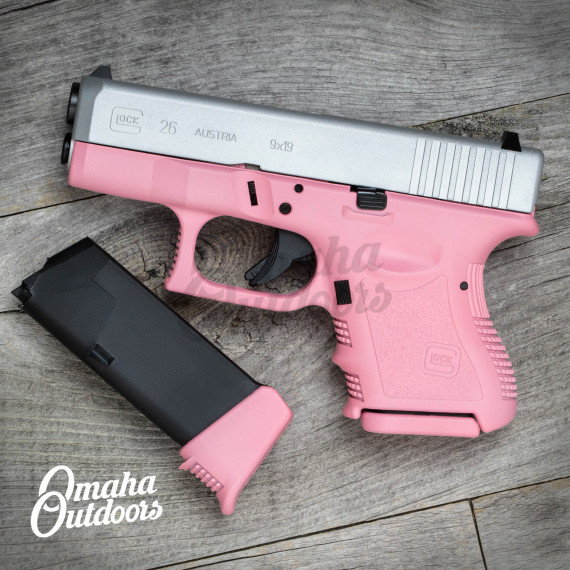 Glock 26 Gen 3 Victoria Pink Satin Aluminum 12 Round Omaha Outdoors