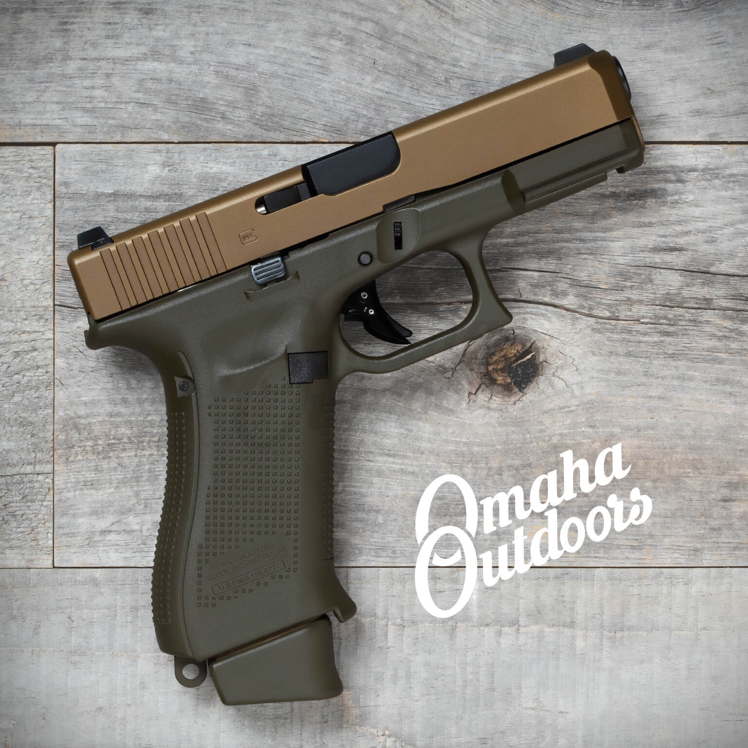 Glock 19x Od Green With Overwatch Falx Trigger Omaha Outdoors