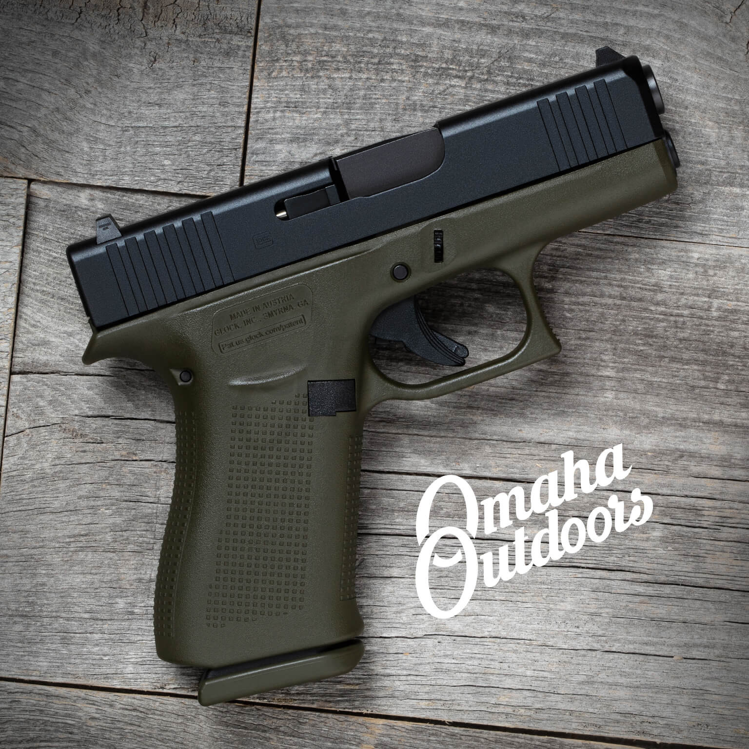 Glock 43X OD Green