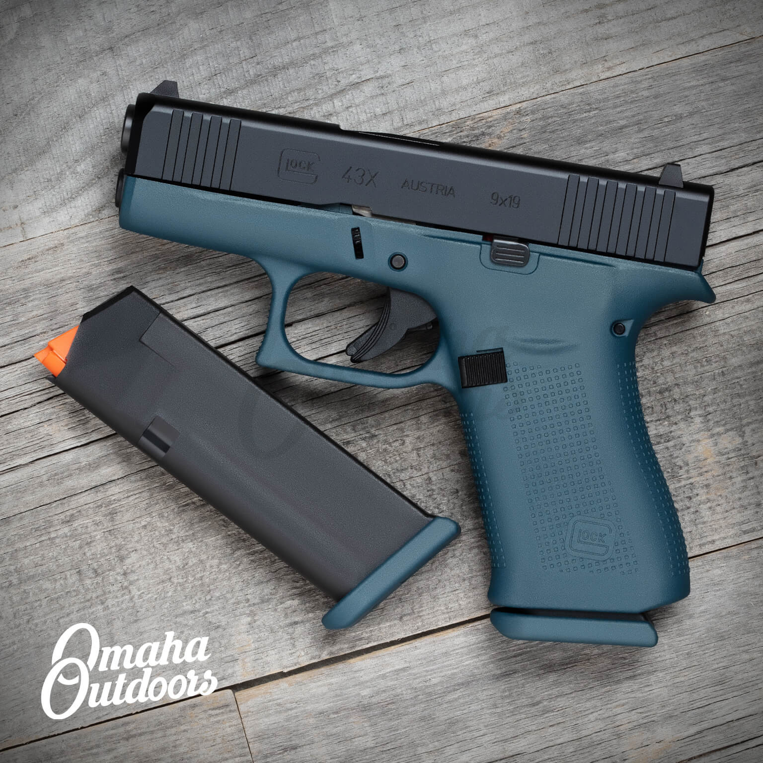 Glock 43X Vision Blue - Omaha Outdoors