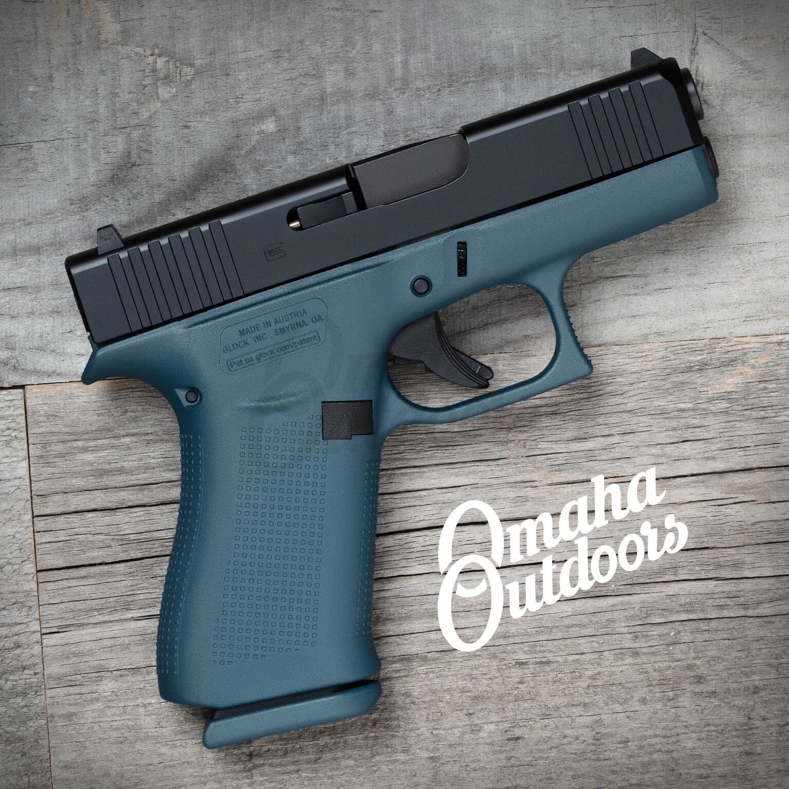 Glock 43X Vision Blue - Omaha Outdoors