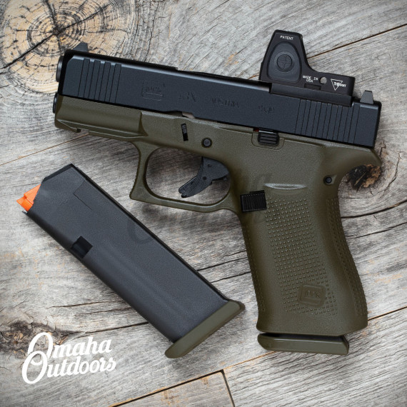 Glock 43X MOS OD Green with RMRcc 3.25 MOA - Omaha Outdoors