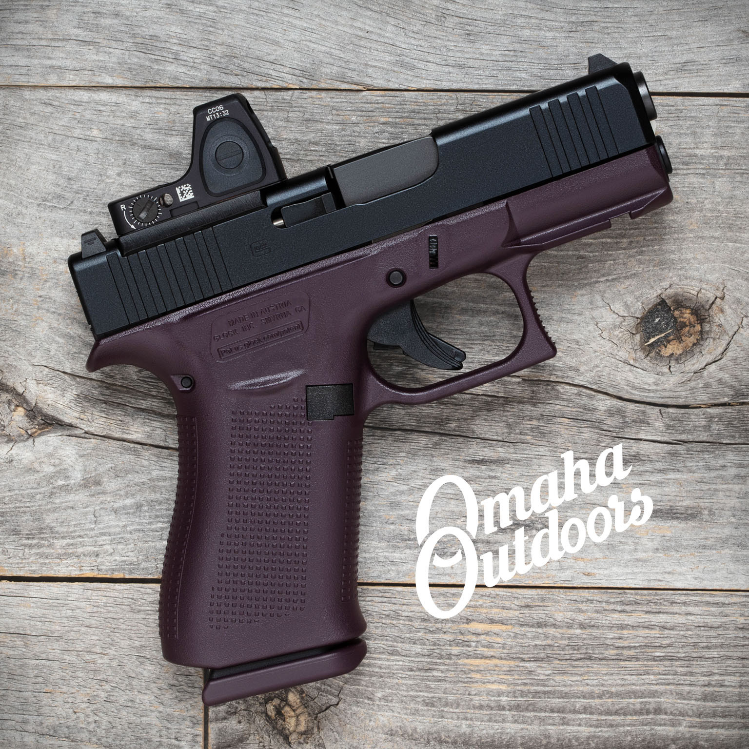 Notify Me Glock 43x Mos Plum With Rmrcc 325 Omaha Outdoors