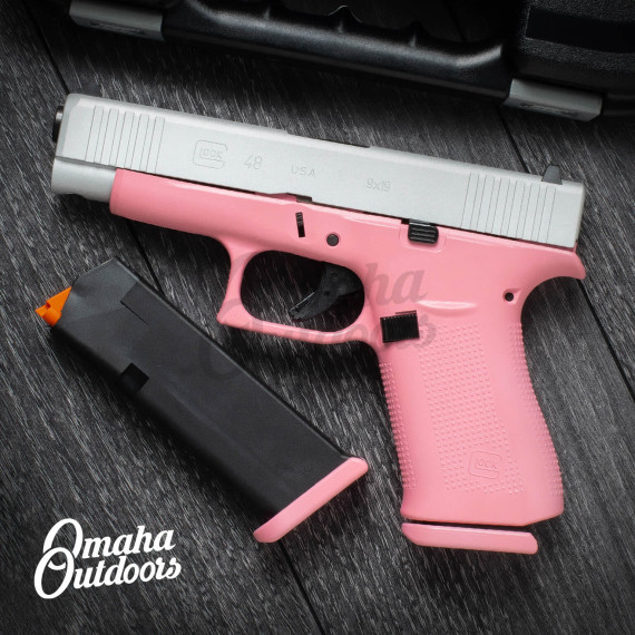 Glock 48 USA Victoria Pink / Satin Aluminum - Omaha Outdoors