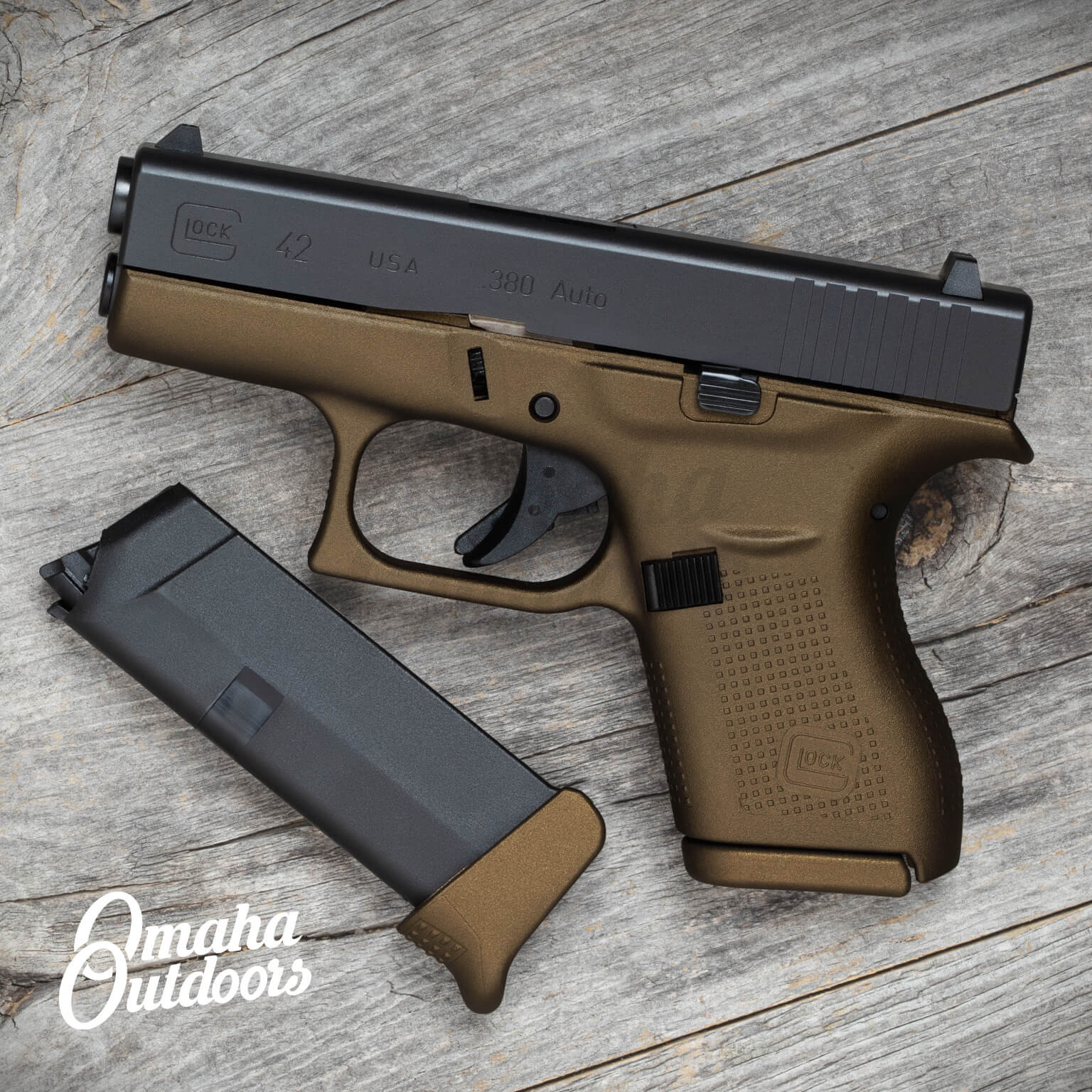 Glock 42 Spartan Bronze - Omaha Outdoors